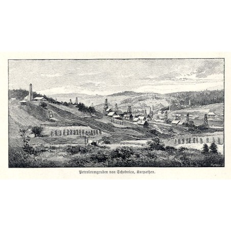 "Petroleumgruben von Schodnica, Karpathen."