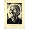 16 "Staruszka z Beskidu Śląskiego - drzeworyt (1943)"