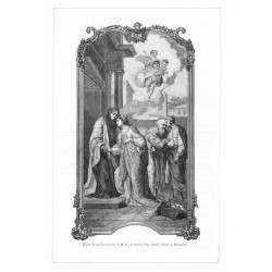 "Kopja Obrazu Nawiedzenia N. M. P., w kościele Ś-go Józefa Opieki w Warszawie."