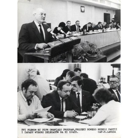 "XVI PLENUM KC PZPR [...] CAF-M. LANGDA"