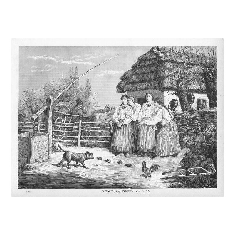"W WIGILIĄ Ś-go ANDRZEJA. [...] 1182"