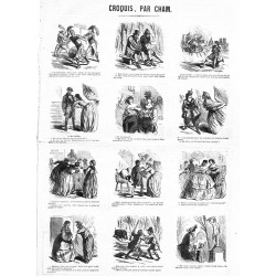 "CROQUIS, PAR CHAM."