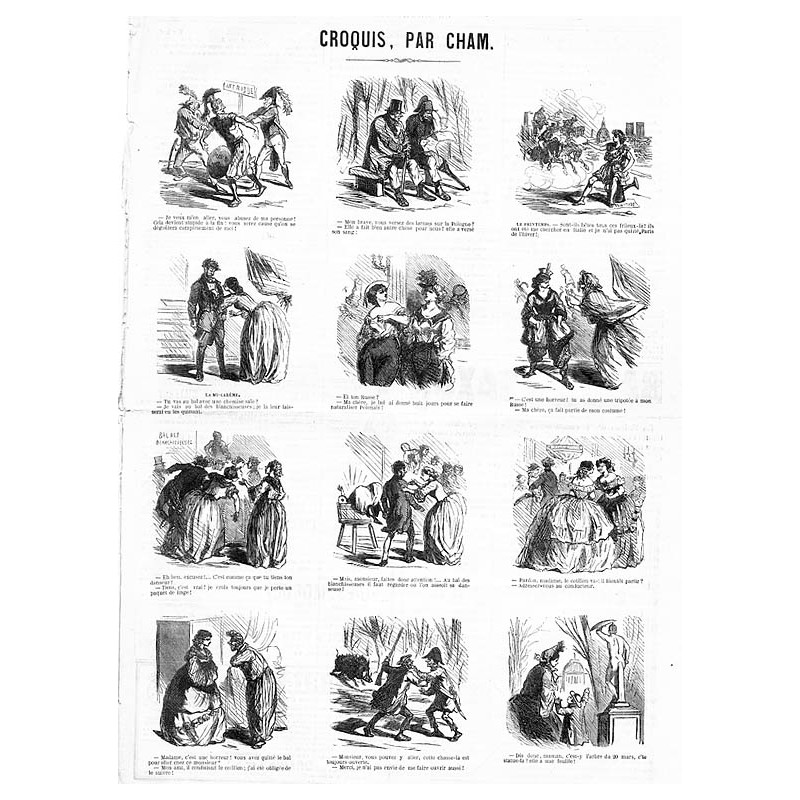 "CROQUIS, PAR CHAM."