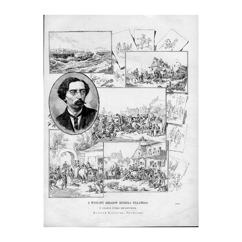 Z Wystawy Obrazów Henryka Pillatiego w Salonie Spółki Artystycznej / "Z WYSTAWY OBRAZÓW HENRYKA PILLATIEGO W SALONIE SPÓŁKI ARTY