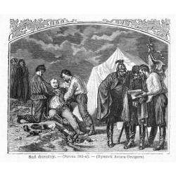 "Sąd doraźny. [...] (Rysunek Artura Grotgera)."