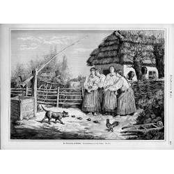 "St. Andreastag i Galizien. Originalzeichnung von Th. Rejchan. [...]"