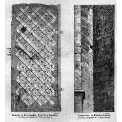 [1] "Pamiątki po Twardowskim: Drzwi Twardowskiego. (Podług fotografii M. Olszyńskiego.) (2031)" [2] "Płaskorzeźba na Wiślickim