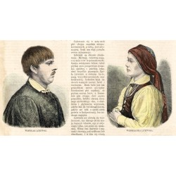 [1] Wieśniak litewski [2] Wieśniaczka litewska / "WIEŚNIAK LITEWSKI." [2] "WIEŚNIACZKA LITEWSKA."