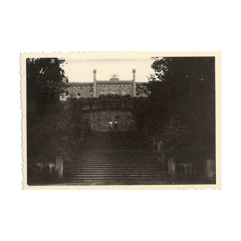"Kamieniec 1948" / Pałac neogotycki w Kamieńcu Ząbkowickim