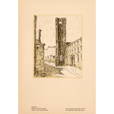 "WROCŁAW. Kościół N. P. Marii (XII wiek) [...]"