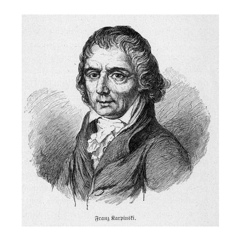 "Franz Karpinski." / "Franz Karpinski nach einem Stich von Frey (1804), von Wilhelm Hecht"
