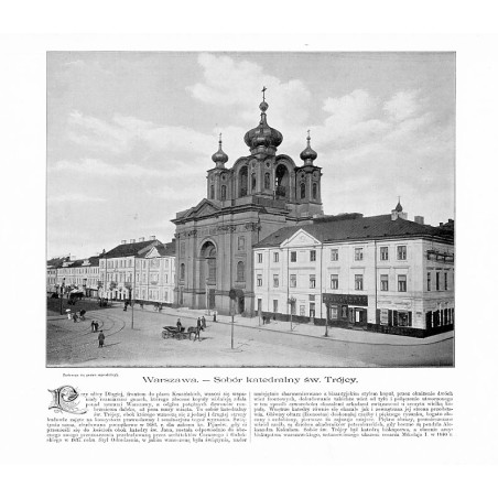 "Warszawa. - Sobór katedralny św. Trójcy."