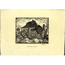 8 "Zamek w Skoczowie - drzeworyt (1934)"