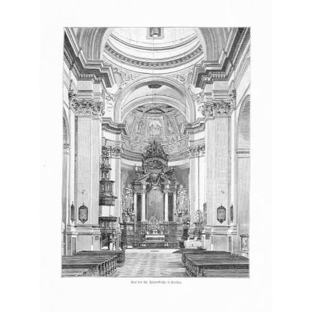 "Aus der St. Peterskirche in Krakau."