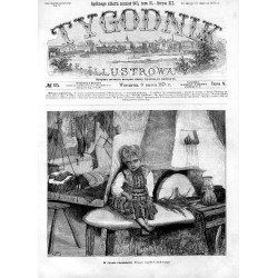 "W chacie rusińskiéj. Pomysł i rysunek S. Masłowskiego."