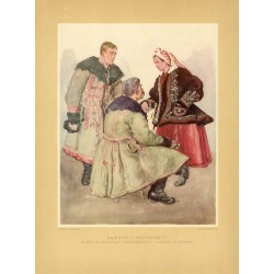 Sąsiedzi z Przyszowej. Chłopi w kożuchach starosądeckich - Kobieta w katanie / "SĄSIEDZI Z PRZYSZOWEJ. CHŁOPI W KOŻUCHACH STAROS