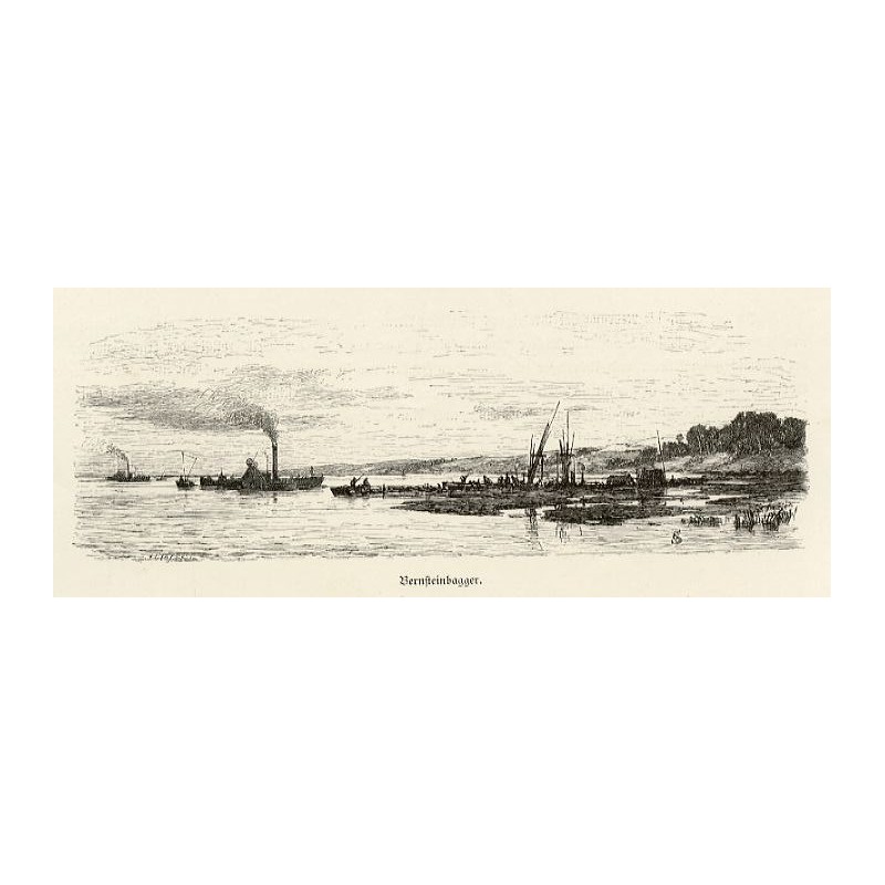 [1] "Bernsteinbagger." [2] "Bei Memel."