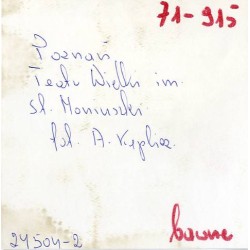 "Poznań. Teatr Wielki im. St. Moniuszki fot. A. Kęplicz 71-915 24504-2 barwne"