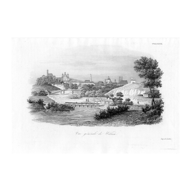 "Vue générale de Wilna."