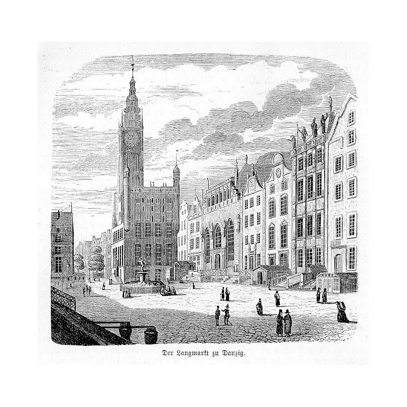 "Der Langmarkt zu Danzig."