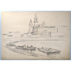 Kraków. Wawel znad Wisły