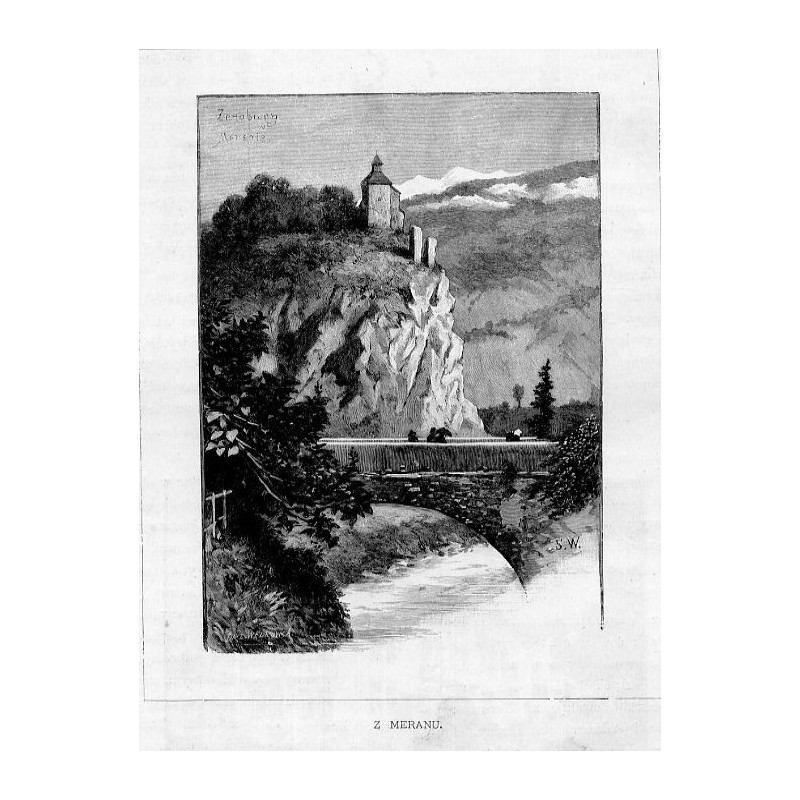 "Z MERANU. Zenoburg w Merenie."