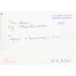 "Trojaga z Komanowej [...]"