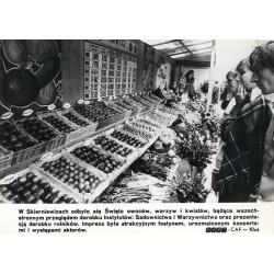 "W Skierniewicach odbyło się Święto owoców, warzyw i kwiatów, będące wszechstronnym przeglądem dorobku Instytutów: Sadownictwa i