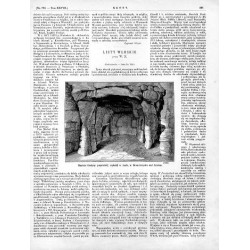 [1] "Skały w których wykuta Gontyna w Monasterzysku nad Seretem. (5282)" [2] "Wnętrze Gontyny pogańskiéj, wykutéj w skale, w Mo
