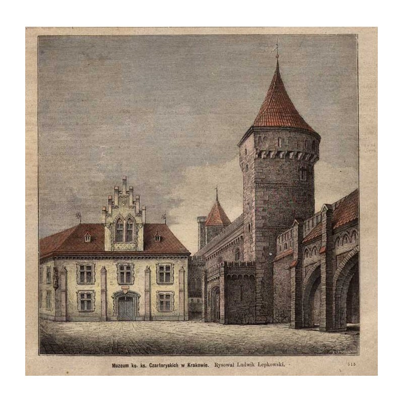 "Muzeum ks. ks. Czartoryskich w Krakowie. Rysował Ludwik Łepkowski. 515"
