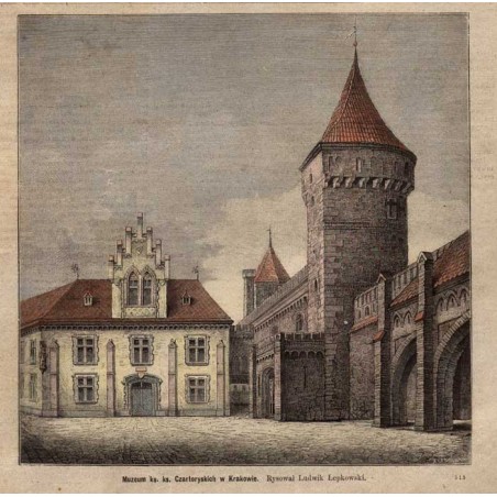 "Muzeum ks. ks. Czartoryskich w Krakowie. Rysował Ludwik Łepkowski. 515"