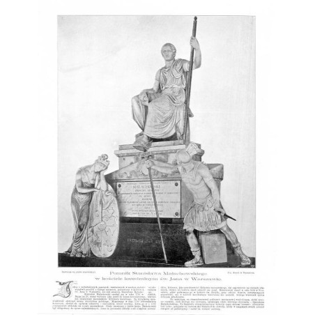 "Pomnik Stanisława Małachowskiego w kościele katedralnym św. Jana w Warszawie."