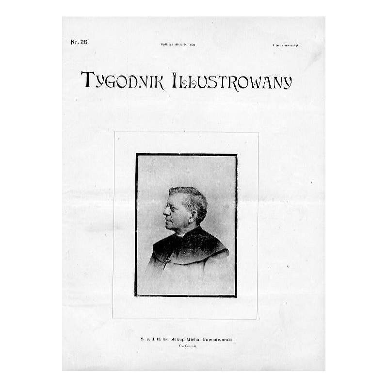 "Ś. p. J. E. ks. biskup Michał Nowodworski. Fot. Conrada."