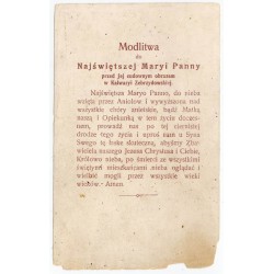 "Pamiątka z jubileuszu 300-letniego założenia Grobu Matki Boskiej w Kalwaryi Zebrzydowskiej. Najśw. Marya Panna Wniebowzięta prz