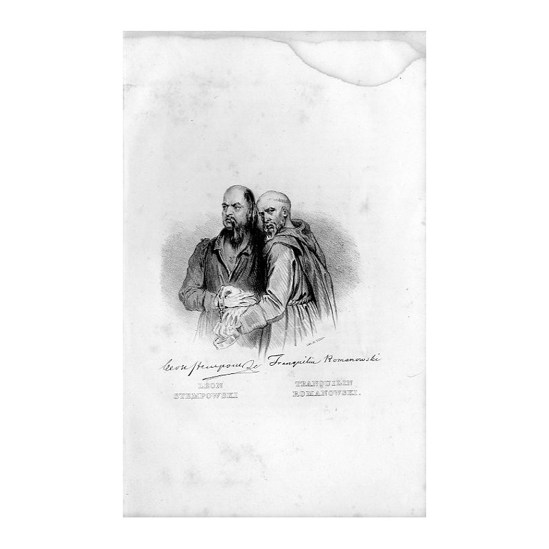 Leon Stempowski i Mikołaj (Trankwilin) Romanowski / "LÉON STEMPOWSKI TRANQUILIN ROMANOWSKI."