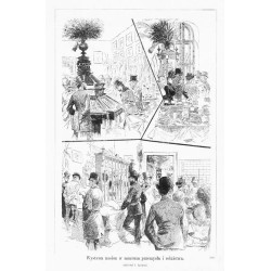 "Wystawa nasion w muzeum przemysłu i rolnictwa. Szkicował J. Eysmond. (1621)"