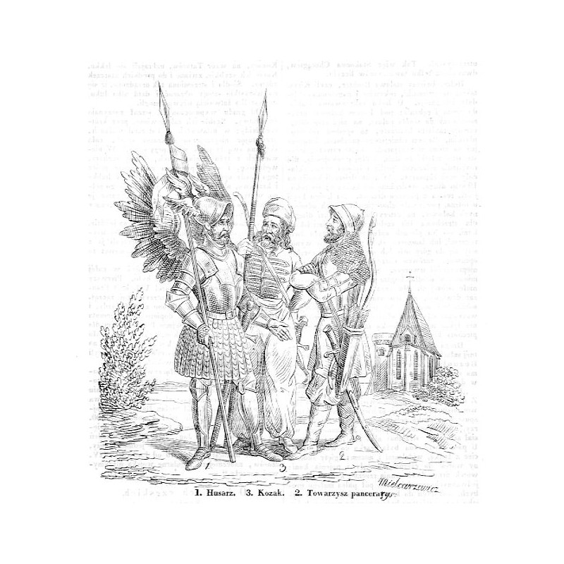 "1. Husarz. 3. Kozak. 2. Towarzysz pancerny."