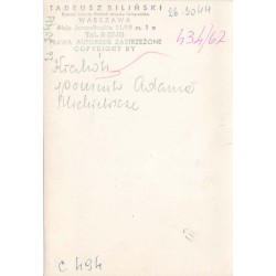 "Kraków pomnik Adama Mickiewicza 26-3044 [...]"