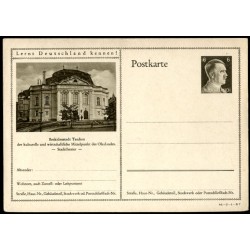 "Beskidenstadt Teschen der kulturelle und wirtschaftliche Mittelpunkt des Olsalandes. Stadttheater"