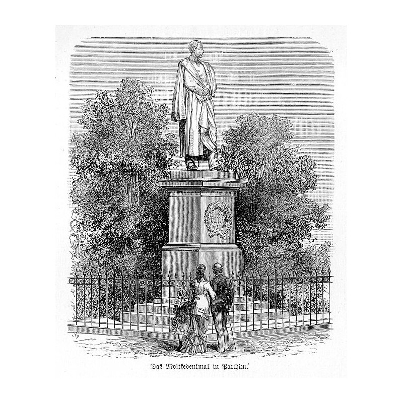 "Das Moltkedenkmal in Parchim."
