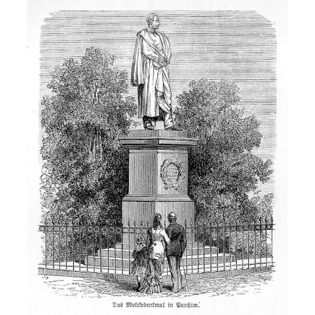 "Das Moltkedenkmal in Parchim."