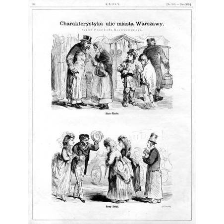 "Charakterystyka ulic miasta Warszawy. Szkice Franciszka Kostrzewskiego. Stare-Miasto. Nowy-Świat. (1779-80)"