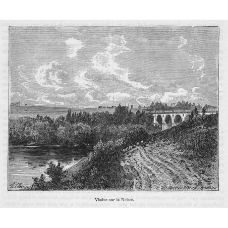 "Viaduc sur la Neisse."