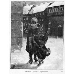 "GRAJEK. Rysował J. Myszkowski. 655"