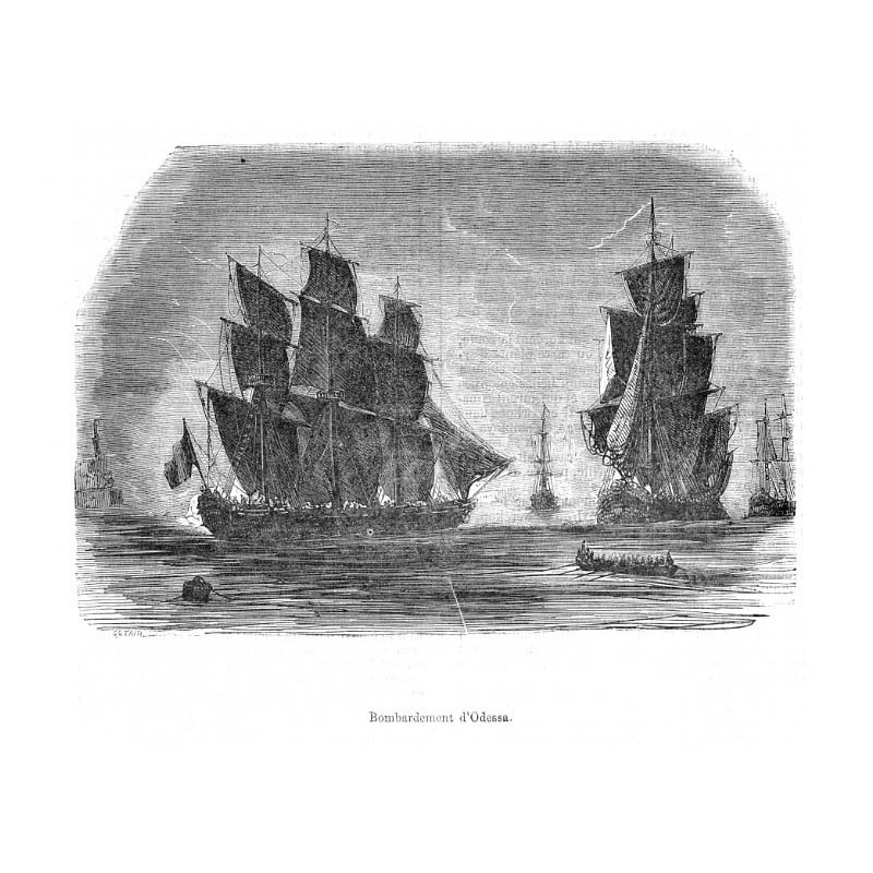 "Bombardement d'Odessa."