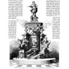 "Katafalk wzniesiony w Rzymie w kościele św. Klemensa, na obchód żałobny po śmierci Augusta II w r. 1733."