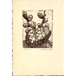 Życzenia Wielkanocne (jajko wielkanocne i bazie)