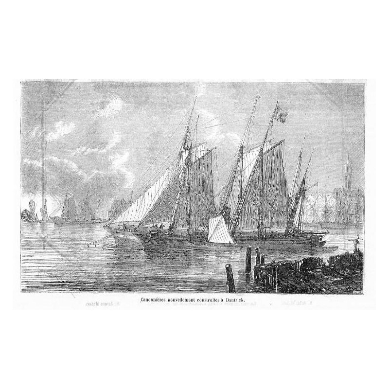 "Canonniéres nouvellment construites à Dantzick."