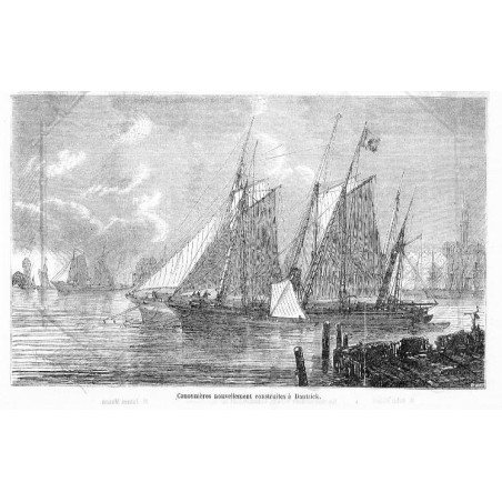 "Canonniéres nouvellment construites à Dantzick."