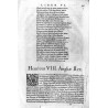 "Henricus VIII. Angliæ Rex."